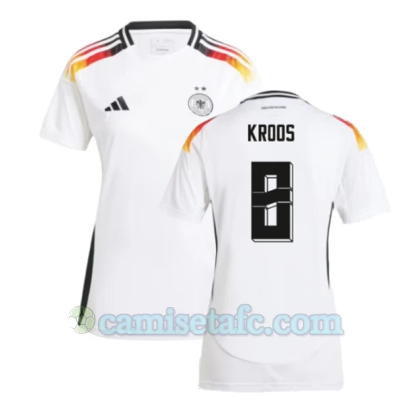 Mujer Camiseta Fútbol Alemania Toni Kroos #8 Eurocopa 2024 Primera Equipación