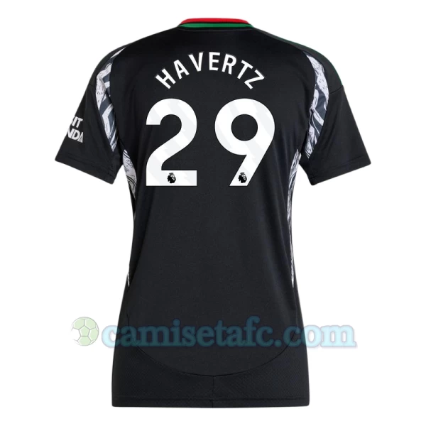 Mujer Camiseta Fútbol Arsenal FC 2024-25 Kai Havertz #29 Segunda Equipación