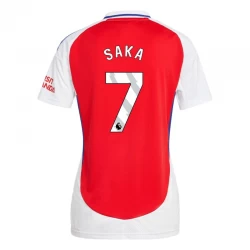 Mujer Camiseta Fútbol Arsenal FC Bukayo Saka #7 2024-25 Primera Equipación