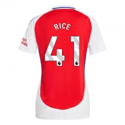Mujer Camiseta Fútbol Arsenal FC Declan Rice #41 2024-25 Primera Equipación
