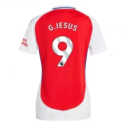 Mujer Camiseta Fútbol Arsenal FC Gabriel Jesus #9 2024-25 Primera Equipación