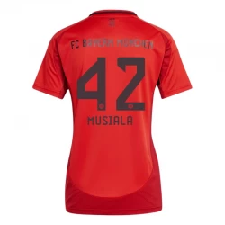 Mujer Camiseta Fútbol Bayern Múnich Jamal Musiala #42 2024-25 Primera Equipación