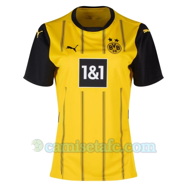 Mujer Camiseta Fútbol BVB Borussia Dortmund 2024-25 Primera Equipación