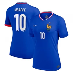 Mujer Camiseta Fútbol Francia Kylian Mbappé #10 Eurocopa 2024 Primera Equipación