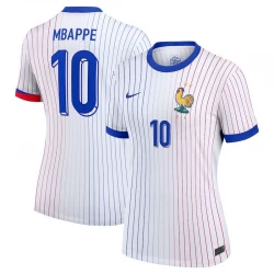 Mujer Camiseta Fútbol Francia Kylian Mbappé #10 Eurocopa 2024 Segunda Equipación