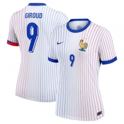 Mujer Camiseta Fútbol Francia Olivier Giroud #9 Eurocopa 2024 Segunda Equipación