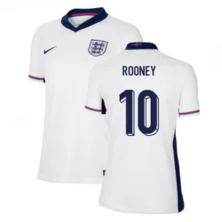 Mujer Camiseta Fútbol Inglaterra Wayne Rooney #10 Eurocopa 2024 Primera Equipación