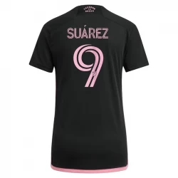 Mujer Camiseta Fútbol Inter Miami CF 2024-25 Luis Suárez #9 Segunda Equipación