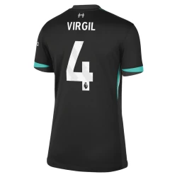 Mujer Camiseta Fútbol Liverpool FC 2024-25 Virgil van Dijk #4 Segunda Equipación