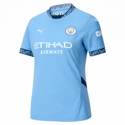 Mujer Camiseta Fútbol Manchester City 2024-25 Primera Equipación