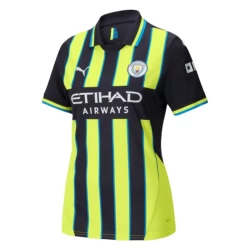 Mujer Camiseta Fútbol Manchester City 2024-25 Segunda Equipación