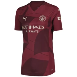 Mujer Camiseta Fútbol Manchester City 2024-25 Tercera Equipación