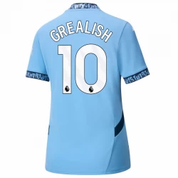 Mujer Camiseta Fútbol Manchester City Jack Grealish #10 2024-25 Primera Equipación