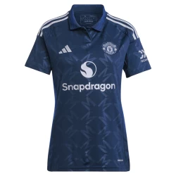 Mujer Camiseta Fútbol Manchester United 2024-25 Segunda Equipación