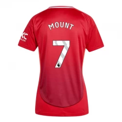 Mujer Camiseta Fútbol Manchester United Mason Mount #7 2024-25 Primera Equipación