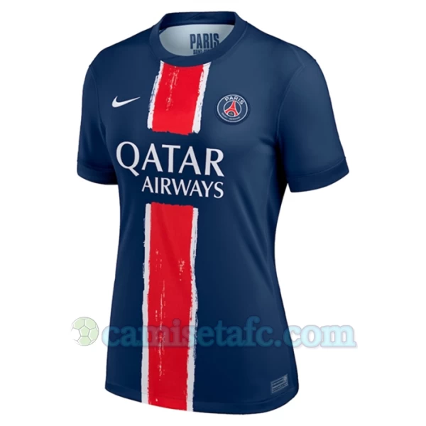 Mujer Camiseta Fútbol Paris Saint-Germain PSG 2024-25 Primera Equipación