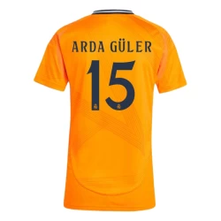 Mujer Camiseta Fútbol Real Madrid 2024-25 Arda Güler #15 Segunda Equipación