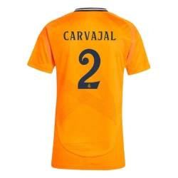 Mujer Camiseta Fútbol Real Madrid 2024-25 Carvajal #2 Segunda Equipación