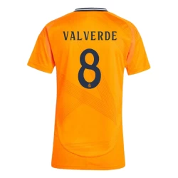 Mujer Camiseta Fútbol Real Madrid 2024-25 Federico Valverde #8 Segunda Equipación