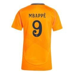 Mujer Camiseta Fútbol Real Madrid 2024-25 Mbappe #9 Segunda Equipación