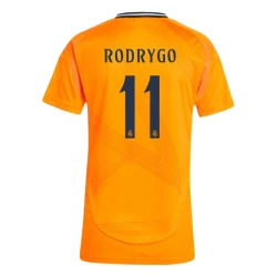 Mujer Camiseta Fútbol Real Madrid 2024-25 Rodrygo #11 Segunda Equipación