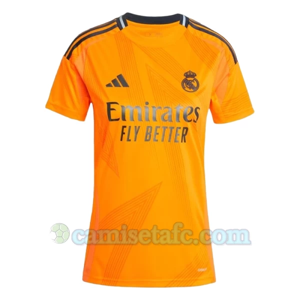 Mujer Camiseta Fútbol Real Madrid 2024-25 Segunda Equipación