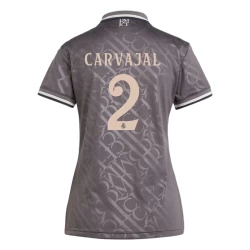 Mujer Camiseta Fútbol Real Madrid Carvajal #2 2024-25 Tercera Equipación