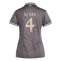 Mujer Camiseta Fútbol Real Madrid David Alaba #4 2024-25 Tercera Equipación