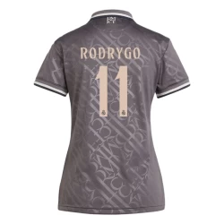 Mujer Camiseta Fútbol Real Madrid Rodrygo #11 2024-25 Tercera Equipación