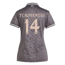 Mujer Camiseta Fútbol Real Madrid Tchouameni #14 2024-25 Tercera Equipación