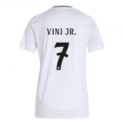 Mujer Camiseta Fútbol Real Madrid Vinicius Junior #7 2024-25 Primera Equipación