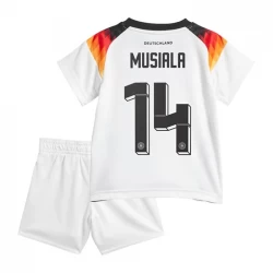 Niños Camiseta Fútbol Alemania Jamal Musiala #14 Eurocopa 2024 Primera Equipación (+ Pantalones)