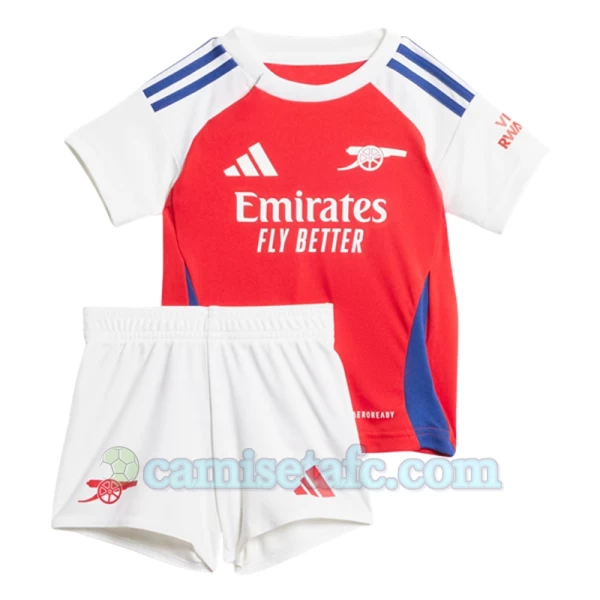 Niños Camiseta Fútbol Arsenal FC 2024-25 1ª Equipación (+ Pantalones)