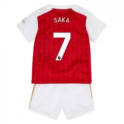 Niños Camiseta Fútbol Arsenal FC Bukayo Saka #7 2023-24 1ª Equipación (+ Pantalones)