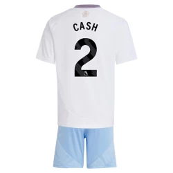 Niños Camiseta Fútbol Aston Villa 2024-25 Cash #2 2ª Equipación (+ Pantalones)