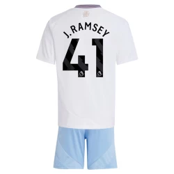 Niños Camiseta Fútbol Aston Villa 2024-25 J.Ramsey #41 2ª Equipación (+ Pantalones)