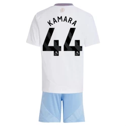 Niños Camiseta Fútbol Aston Villa 2024-25 Kamara #44 2ª Equipación (+ Pantalones)