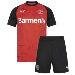 Niños Camiseta Fútbol Bayer 04 Leverkusen 2024-25 1ª Equipación (+ Pantalones)