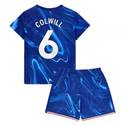 Niños Camiseta Fútbol Chelsea FC Colwill #6 2024-25 1ª Equipación (+ Pantalones)
