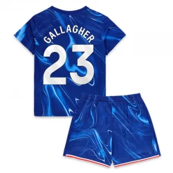 Niños Camiseta Fútbol Chelsea FC Gallagher #23 2024-25 1ª Equipación (+ Pantalones)