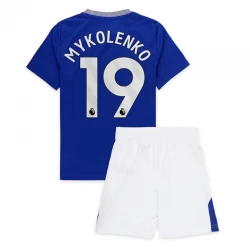 Niños Camiseta Fútbol Everton FC Mykolenko #19 2024-25 1ª Equipación (+ Pantalones)