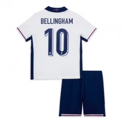 Niños Camiseta Fútbol Inglaterra Jude Bellingham #10 Eurocopa 2024 Primera Equipación (+ Pantalones)