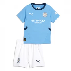 Niños Camiseta Fútbol Manchester City 2024-25 1ª Equipación (+ Pantalones)