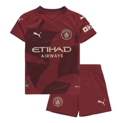 Niños Camiseta Fútbol Manchester City 2024-25 3ª Equipación (+ Pantalones)