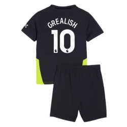 Niños Camiseta Fútbol Manchester City 2024-25 Jack Grealish #10 2ª Equipación (+ Pantalones)