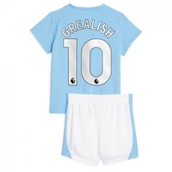Niños Camiseta Fútbol Manchester City Jack Grealish #10 2023-24 1ª Equipación (+ Pantalones)