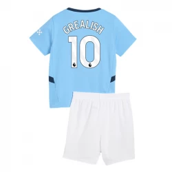 Niños Camiseta Fútbol Manchester City Jack Grealish #10 2024-25 1ª Equipación (+ Pantalones)