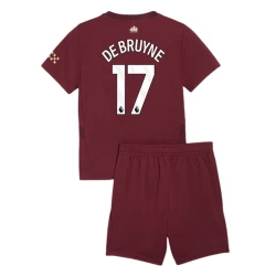 Niños Camiseta Fútbol Manchester City Kevin De Bruyne #17 2024-25 3ª Equipación (+ Pantalones)