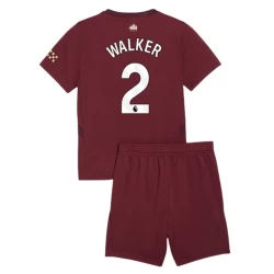 Niños Camiseta Fútbol Manchester City Kyle Walker #2 2024-25 3ª Equipación (+ Pantalones)