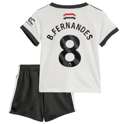 Niños Camiseta Fútbol Manchester United Bruno Fernandes #8 2024-25 3ª Equipación (+ Pantalones)